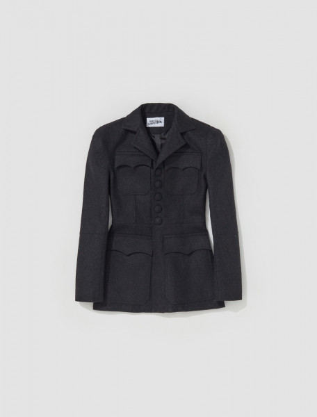 Jean Paul Gaultier - Single Breasted Jacket in Grey - 22 09-F-VE010L-C028-04
