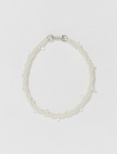 SIMONE ROCHA   TWISTED NECKLACE IN PEARL   NKS31 0914