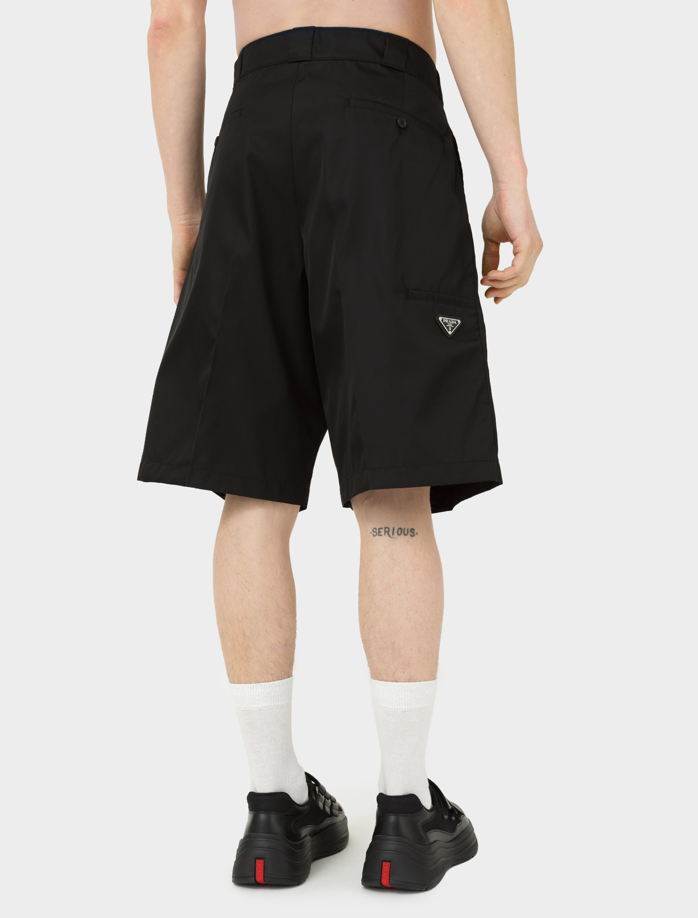 Prada Nylon Shorts in Black | Voo Store Berlin | Worldwide Shipping