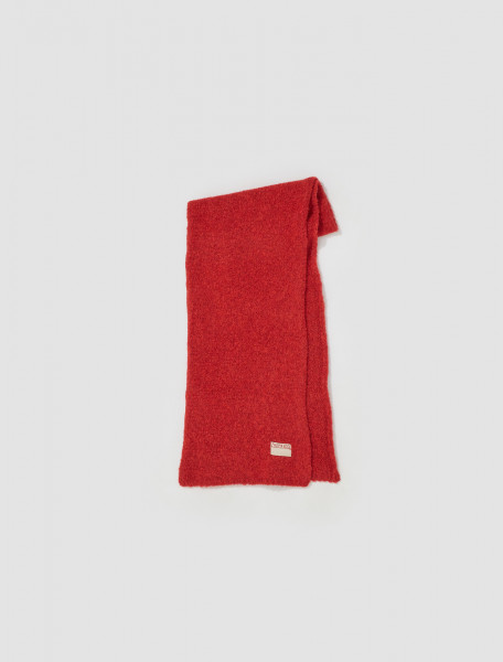PALOMA WOOL   CALEN KNITTED SCARF IN RED   PJ9014250UN