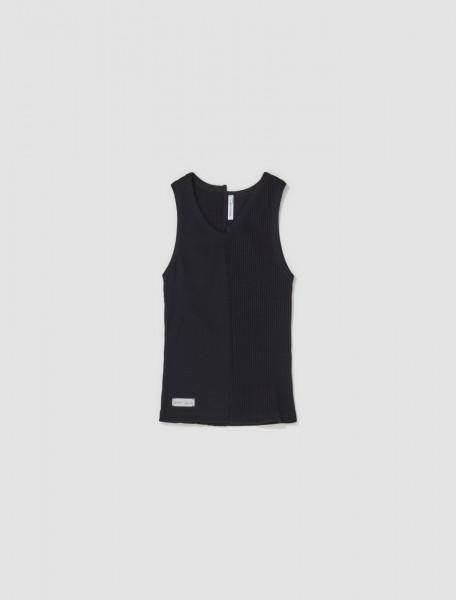 Christina Seewald - Asymmetric Vest Top in Black - BASICS_01_01_02_0102_black