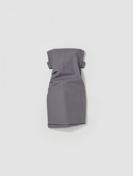 Prada - Gabardine Mini-Dress in Steel Grey - P3J52G_ 125A_F0276
