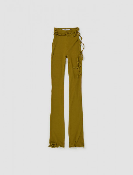 OTTOLINGER Rib Lounge Pants in Military Green