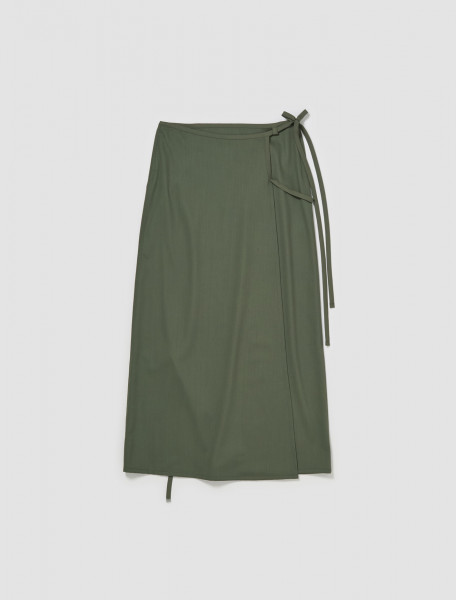 Lemaire - Light Tailored Skirt in Smoky Green - SK1028-LF1210