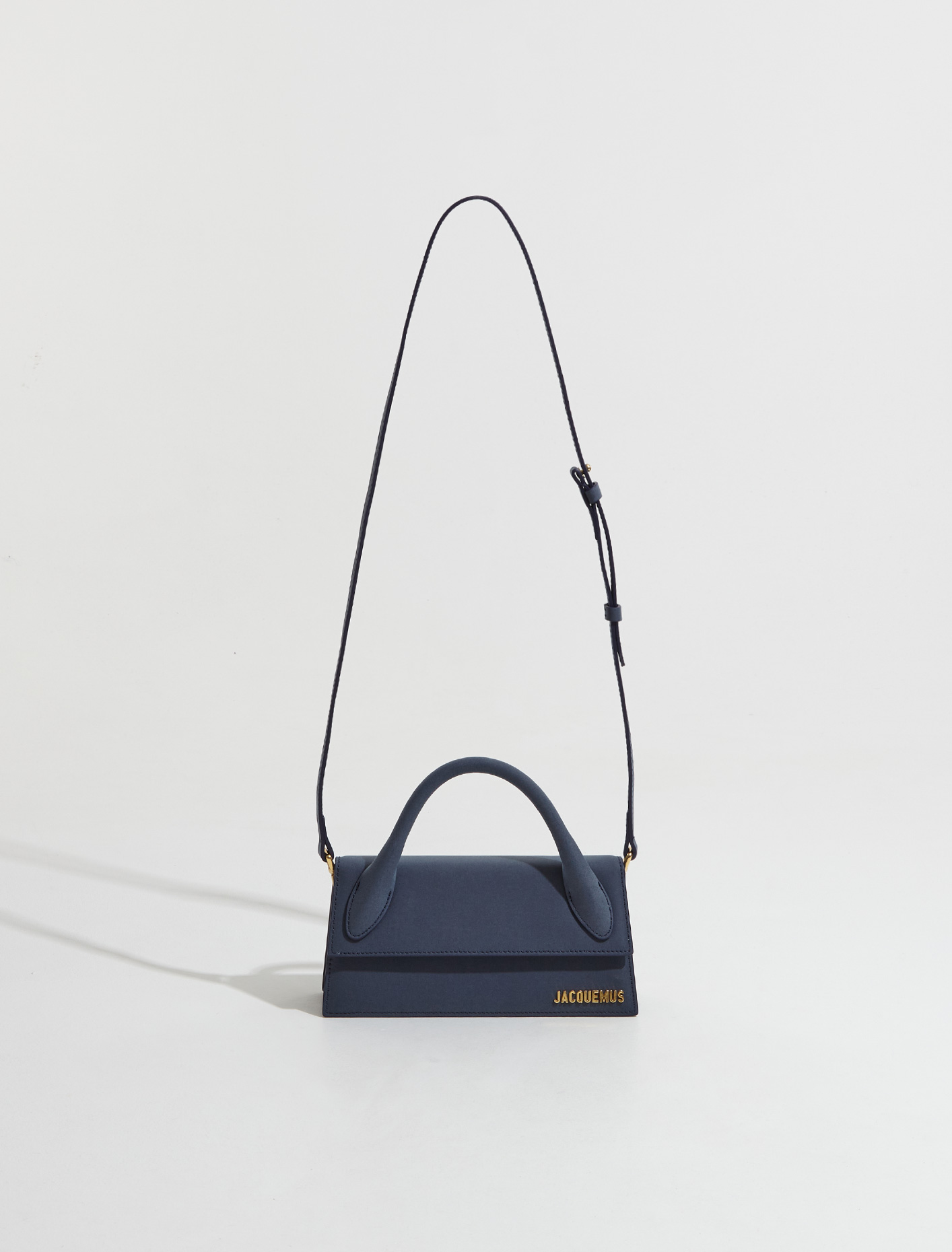 Jacquemus Le Chiquito Long in Dark Navy Voo Store Berlin Worldwide  Shipping