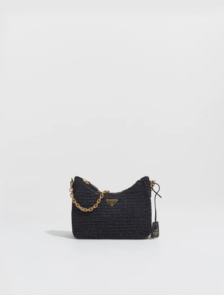 Jil Sander Goji Frame Small Bag with Bamboo Handle in Black | Voo 
