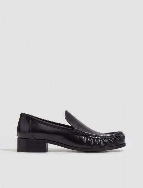 Acne Studios - Leather Loafers in Black - AD0618-9003