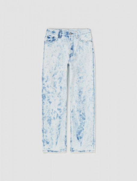 Dries Van Noten - Loose Fit Straight Leg Denim Pants in Light Blue - 232-020904-7456-514
