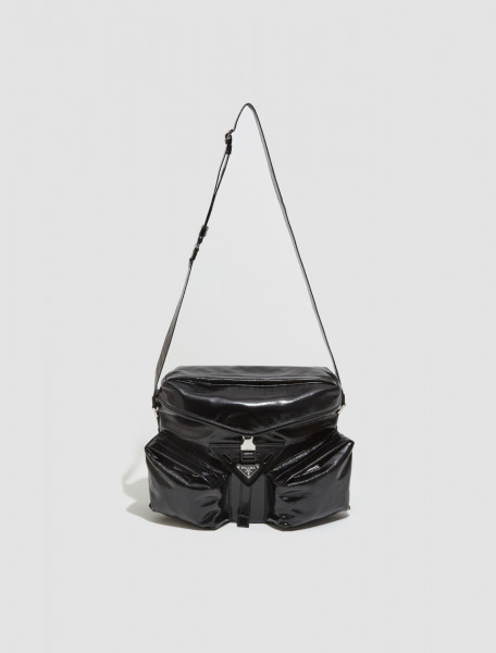 Prada - Leather Shoulder Bag in Black - 2VD062_2CX7_F0002