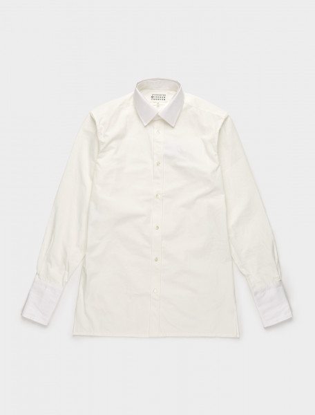 Maison Margiela Cotton Shirt in Off White