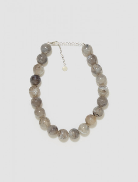 Paloma Wool - Corbetti Beaded Necklace in Grey - SKA404_200