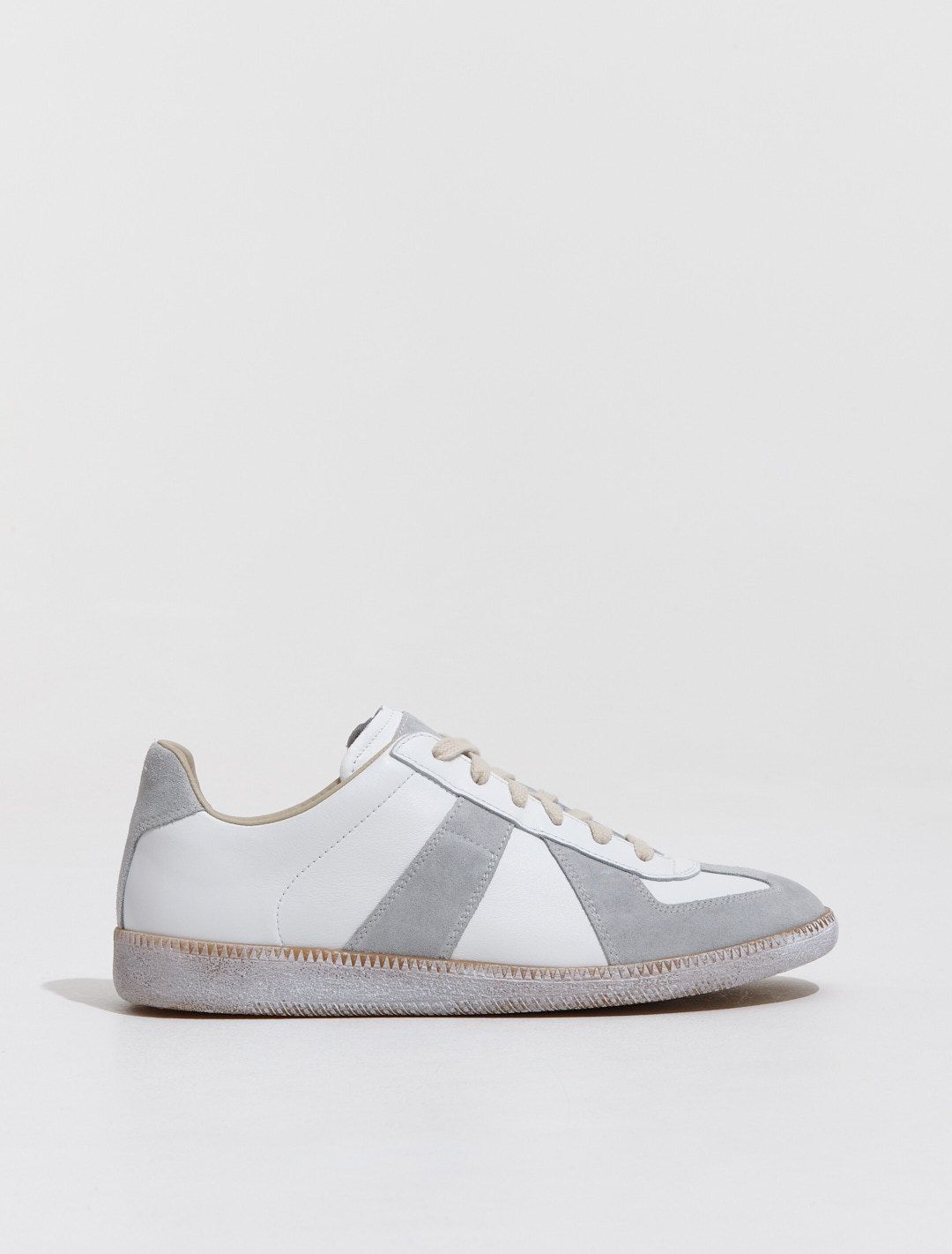 Maison Margiela Painted Replica Low Top Sneakers in Off-White | Voo ...