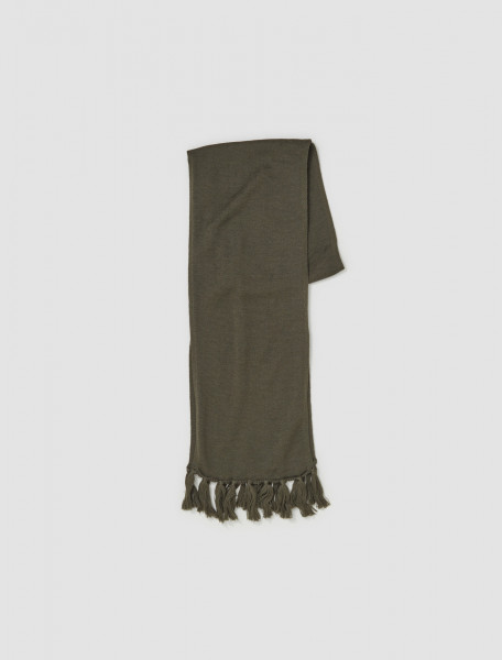 Our Legacy - Knitted Scarf in Swamp Green - A4238KST