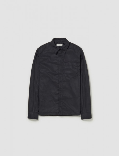 Dries Van Noten - Corran Shirt in Black - 241-020707-8210-900