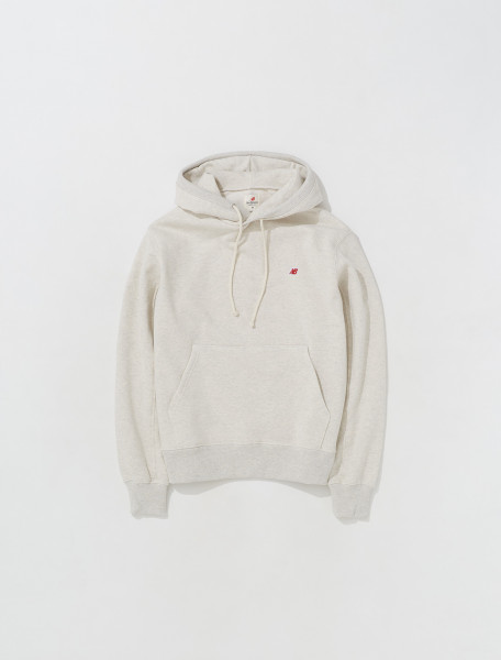 NEW BALANCE   MADE IN USA' FLEECE HOODIE IN WHITE   MT21540 OTH