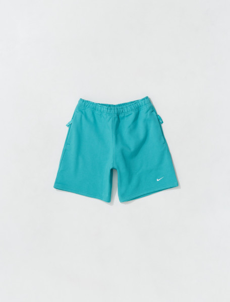 NIKE   NRG SOLO SWOOSH FLEECE SHORTS IN WASHED TEAL   DV3055 392