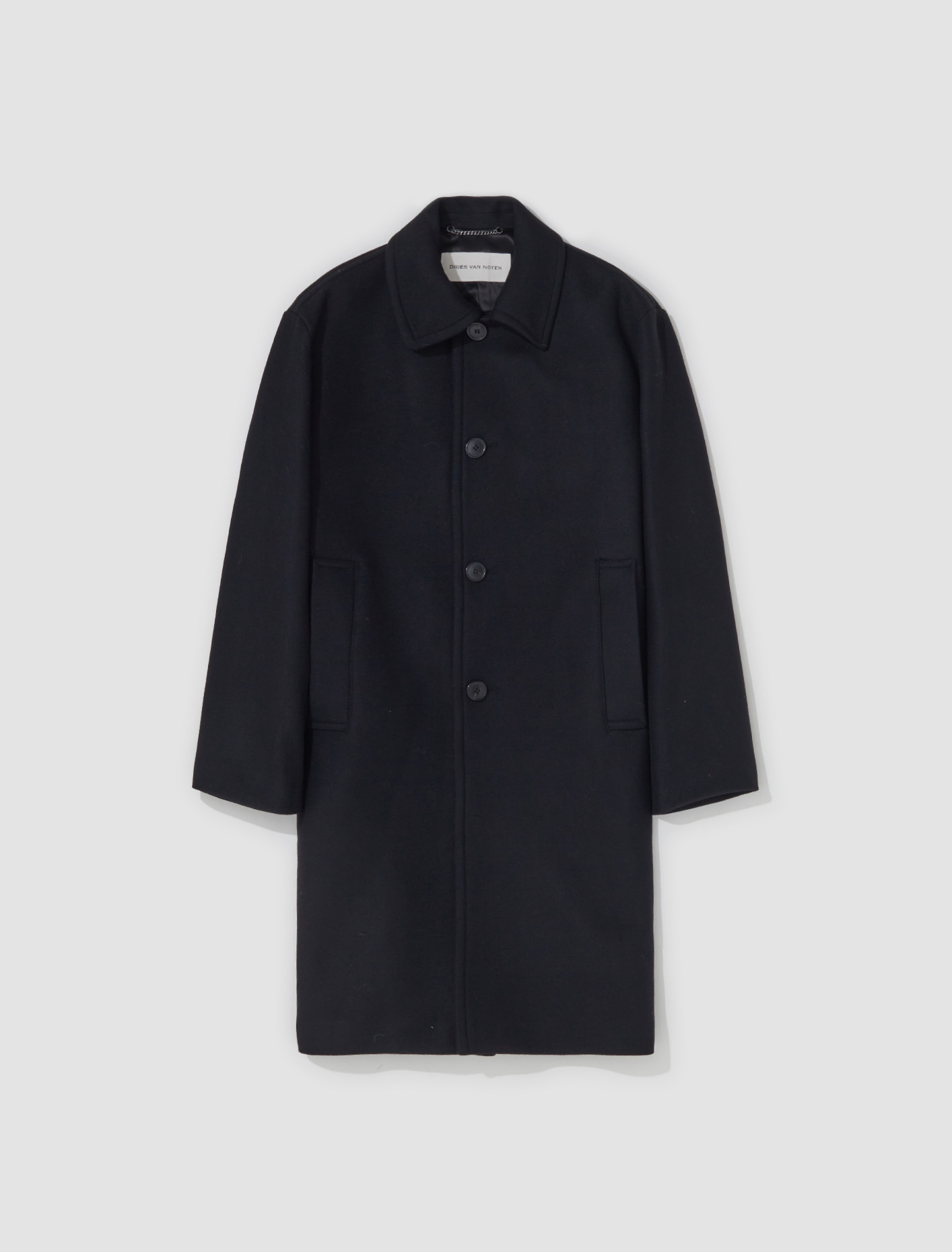 Dries Van Noten Oversized Coat in Black | Voo Store Berlin