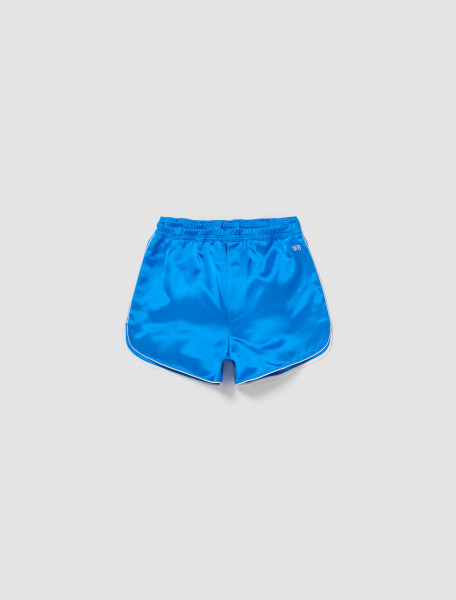 Wales Bonner - Distance Shorts in Blue - MS24TR06-VI04-500