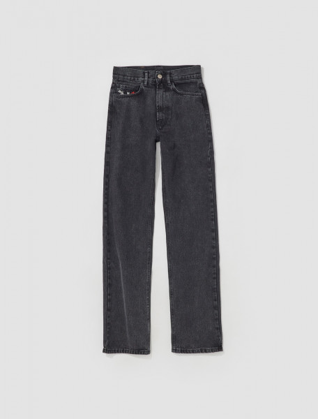 CARNE BOLLENTE   SATURDAY NIGHT BEAVER JEANS IN WASHED BLACK   AW22DP0101