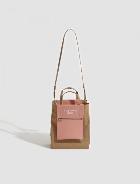 Acne Studios - Papery Nylon Large Tote Bag in Brown & Pink - C10069-AEV000