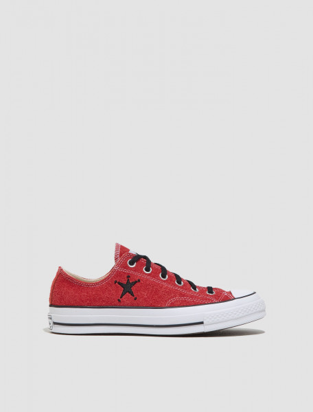 Converse - x Stüssy Chuck 70 Ox Sneaker in Poppy Red - A07664C