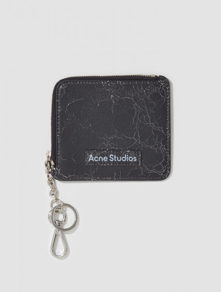 Acne Studios - Zip Leather Wallet in Black - CG0242-900000