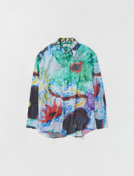 OUR LEGACY   ABOVE SHIRT IN CHALK FLOWER PRINT   M2222ACF