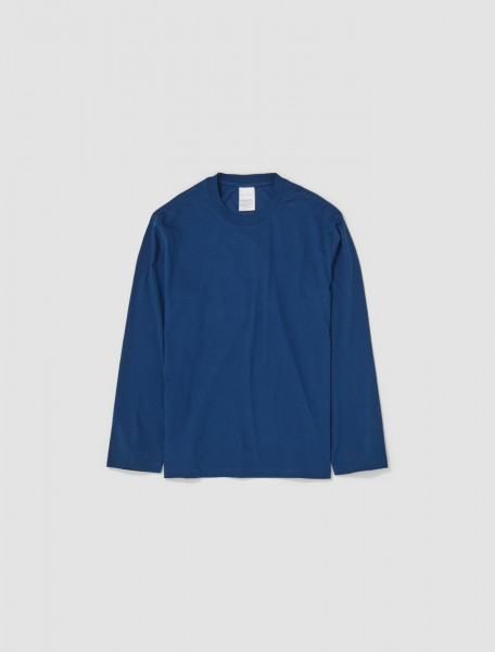 Stockholm Surfboard Club - Greg Longsleeve T-Shirt in Midnight Blue - GU1N05