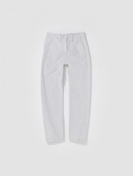 Lemaire - Denim Twisted Jeans in Denim Snow Grey - PA220 LD1007