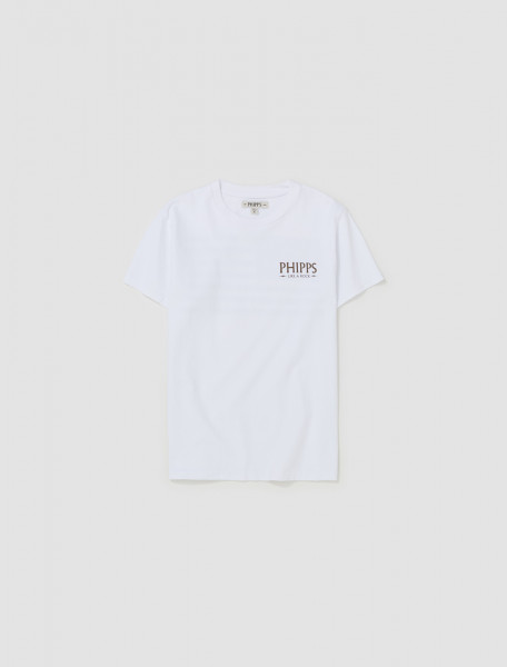 Phipps - Like a Rock T-Shirt in White - CLASSIC-N002B