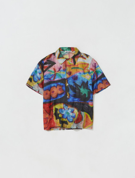 OUR LEGACY   BOX SHIRT IN LANDSCAPE DAYLIGHT PRINT   M2222BL