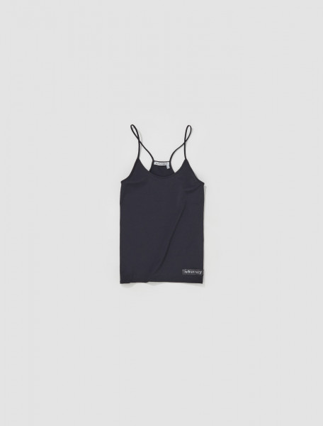 OUR LEGACY   SLENDER TANK TOP IN BLACK TECH JERSEY   M4226ST