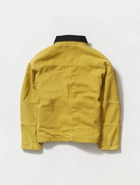 Stüssy Washed Canvas Shop Jacket in Yellow | Voo Store Berlin 