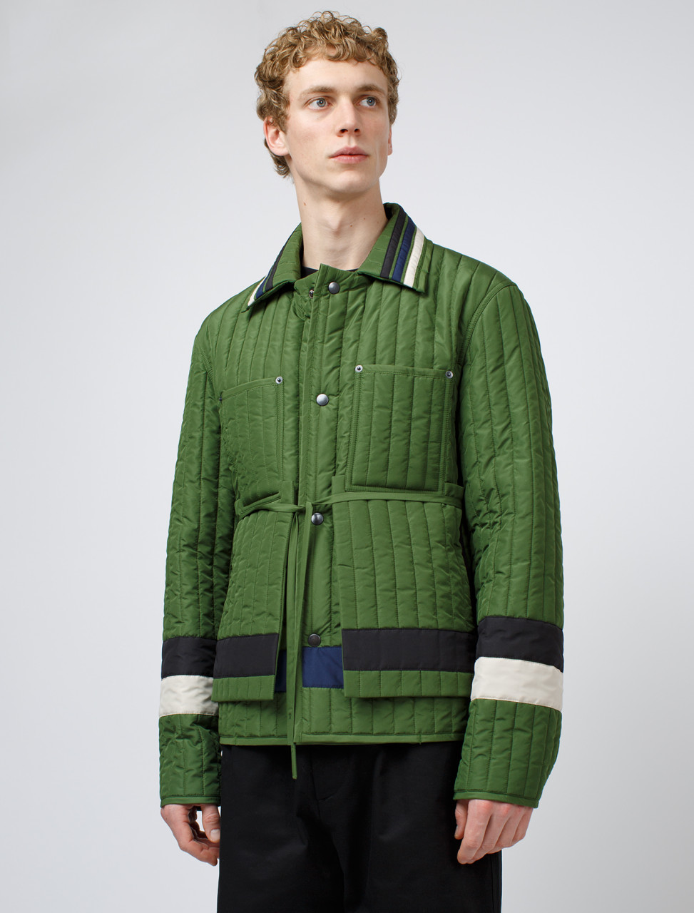 Craig Green Panelled Quilted Worker Jacket | Voo Store Berlin ...