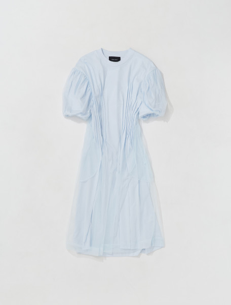 SIMONE ROCHA   SCULPTED T SHIRT DRESS IN BABY BLUE   TS341 0553