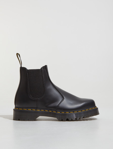 DR. MARTENS   2976 BEX SQUARED CHELSEA BOOTS IN POLISHED BLACK   27888001