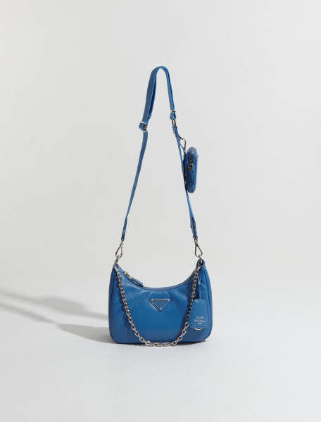 Prada - Padded Nappa-Leather Re-Edition 2005 Shoulder Bag in Light Blue - 1BH204_ 2DYI_F0V98