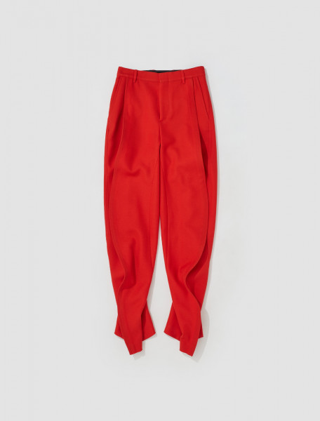 Y PROJECT   BANANA PANTS IN RED   PANT87 S23_F384