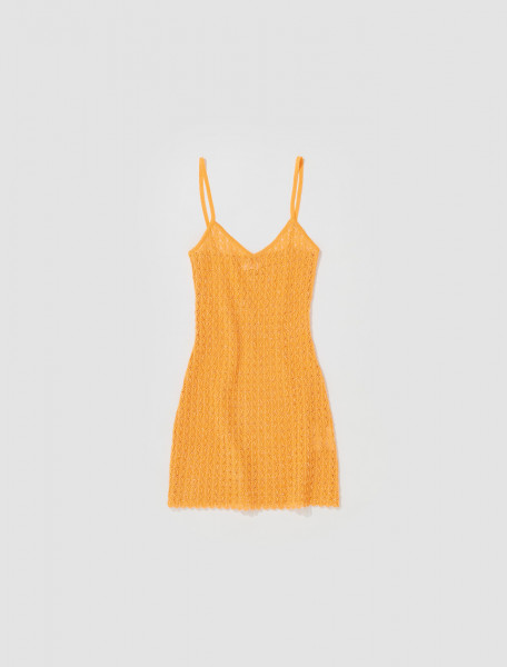 ERL - Crochet Slip Dress in Orange - ERL06O109