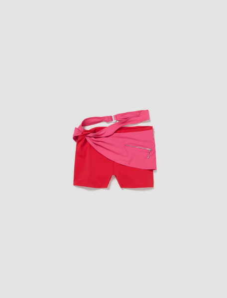 Nike - x Jacquemus Women's Pareo Shorts in University Red & Watermelon - FJ3266-657