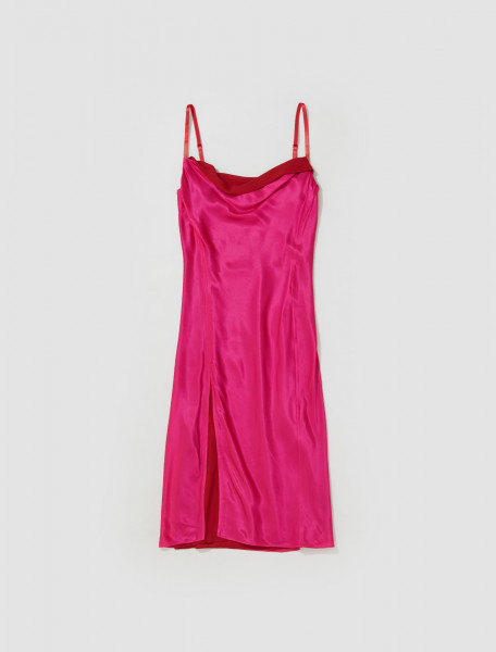 Acne Studios - Satin Slip Dress in Fuchsia Pink - A20500-ACT-FN-WN-DRES000878