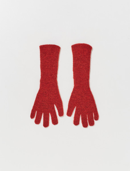 PALOMA WOOL   PETER KNITTED GLOVES IN RED   PJ9010250UN