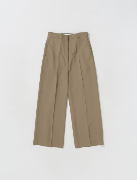 ACNE STUDIOS   CROPPED TAILORED TROUSERS IN HUNTER GREEN   AK0558 AB5 FN WN TROU000889