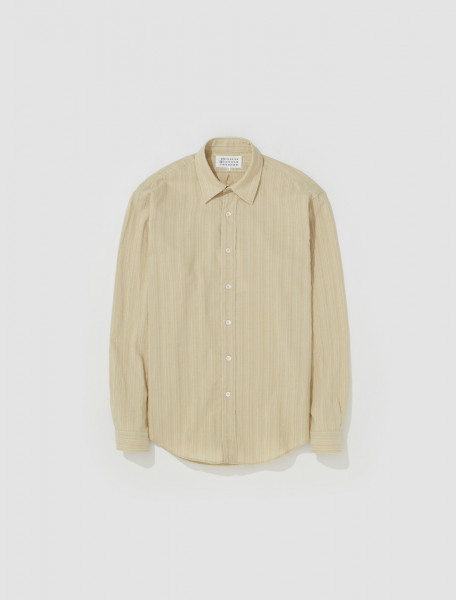 Maison Margiela - Long-Sleeved Shirt in Yellow - S50DT0009S76640
