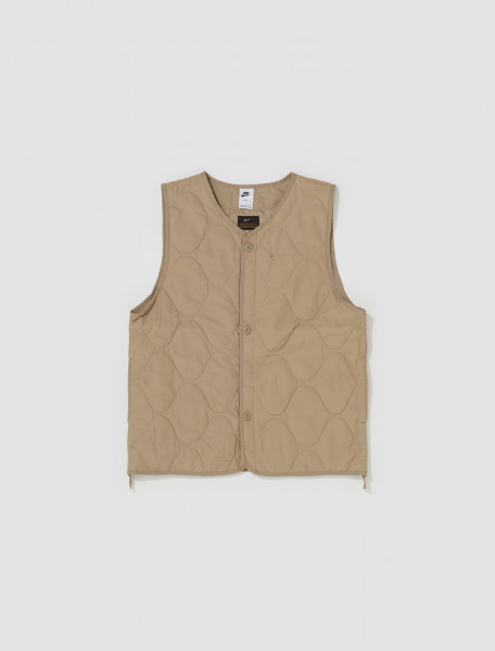 Nike - Woven Insulated Military Vest in Khaki - DX0890-247