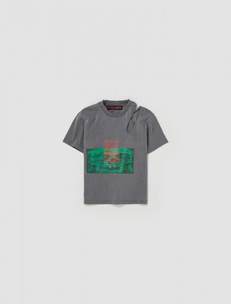 Ottolinger - Cutout T-Shirt in Dark Grey - 1500408