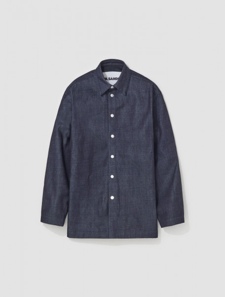 Jil Sander - Cotton Shirt in Magnet - J21DL0145