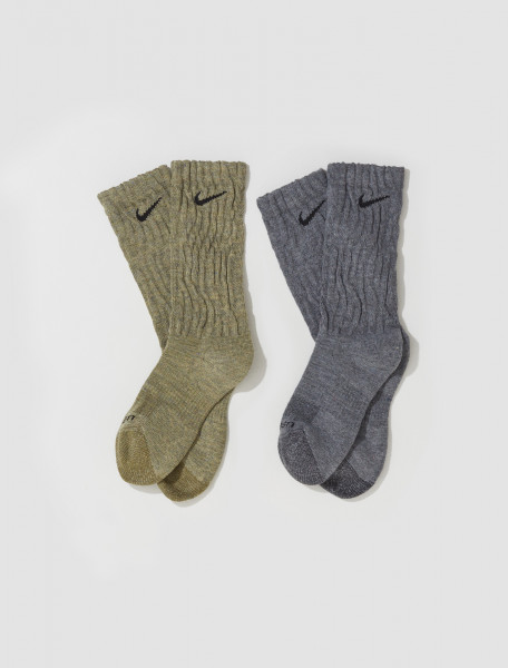Nike - Everyday Plus Cushioned Crew Socks in Khaki - DQ6448-903