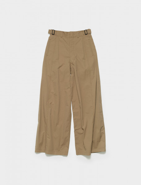 X-211-PA163-LF575-291 LEMAIRE OVERSIZED MILITARY PANT IN DARK BEIGE