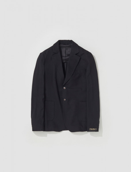 A Kind of Guise - Relaxed Notch Blazer in Black - 406 732 950
